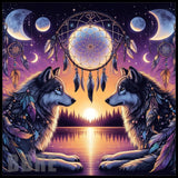Dreamcatcher Wolves 2 15 OZ Straight Wrap