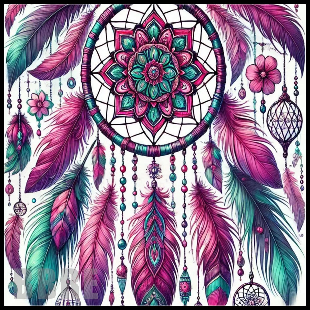 Dreamcatcher Feathers 15 OZ Straight Wrap