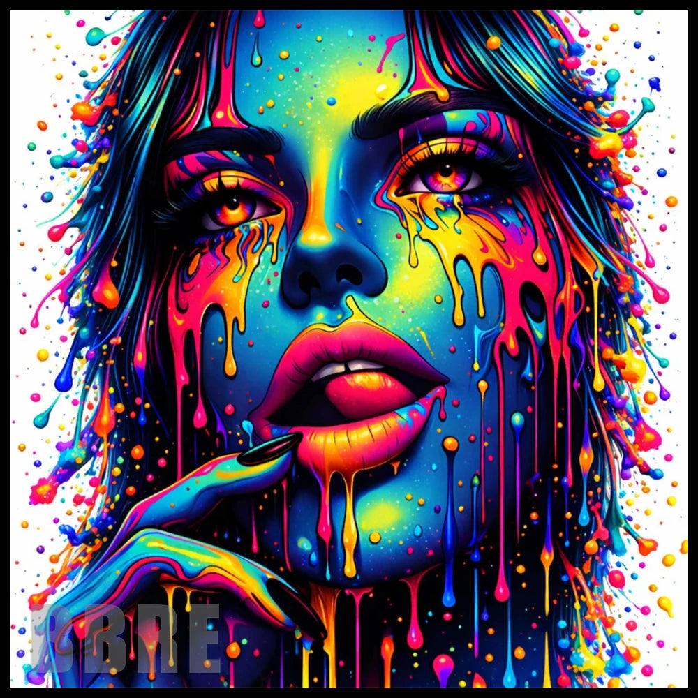Colorful Drip 15 OZ Straight Wrap