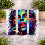Colorful Drip 15 OZ Straight Wrap