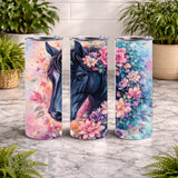 Floral Horse 5 15 OZ Straight Wrap
