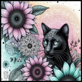 Floral Cat 6 15 OZ Straight Wrap