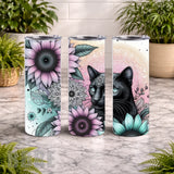 Floral Cat 6 15 OZ Straight Wrap