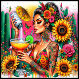 Sunflower Margarita 15 OZ Straight Wrap