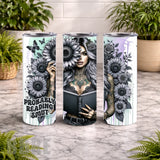 Sunflower Lady 2 15 OZ Straight Wrap
