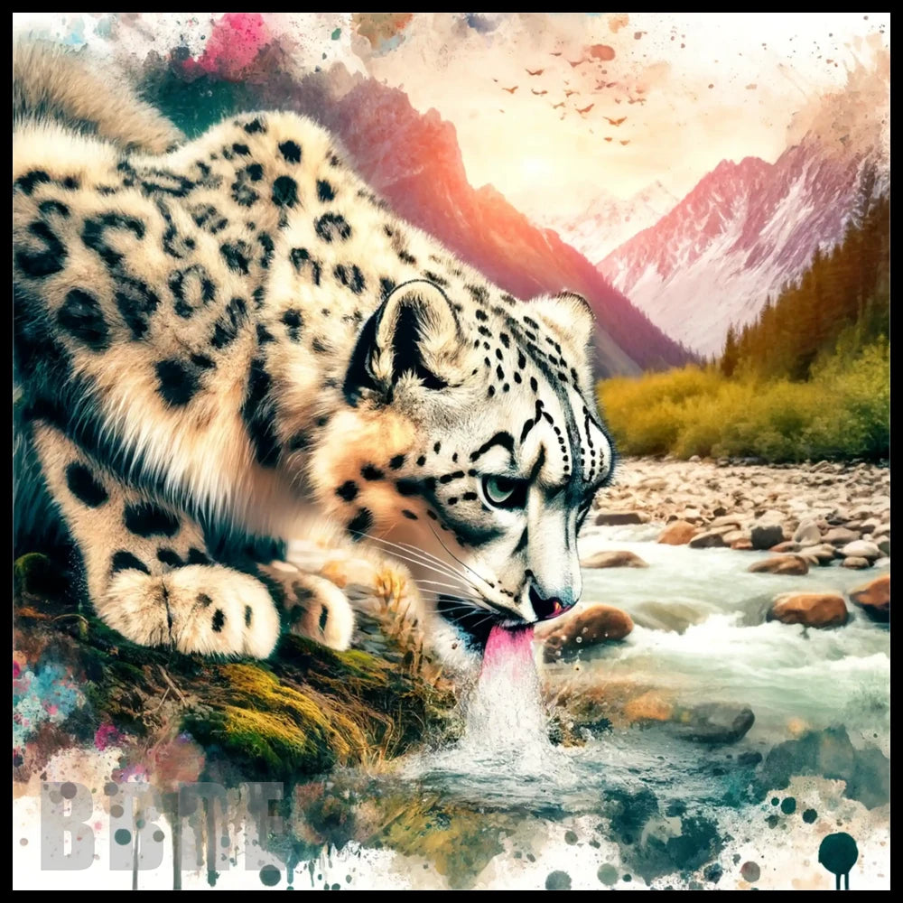 Snow Leopard 15 OZ Straight Wrap