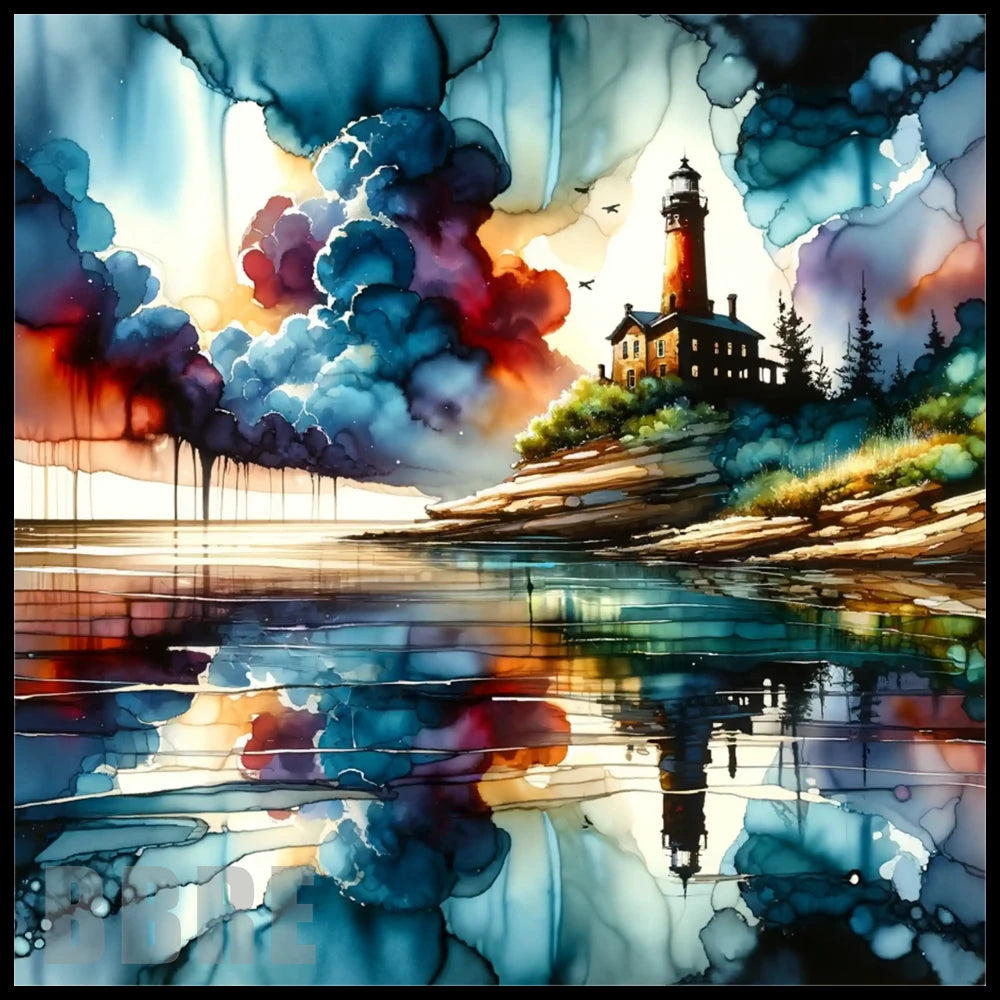 Lighthouse Reflection 15 OZ Straight Wrap