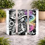 Floral Dreamscape 3 15 OZ Straight Wrap