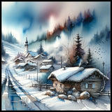 Winter Village 15 OZ Straight Wrap