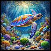 Colorful Turtle 14 15 OZ Straight Wrap