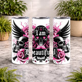 Skull Roses 4 15 OZ Straight Wrap