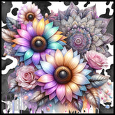 Floral Burst 12 15 OZ Straight Wrap