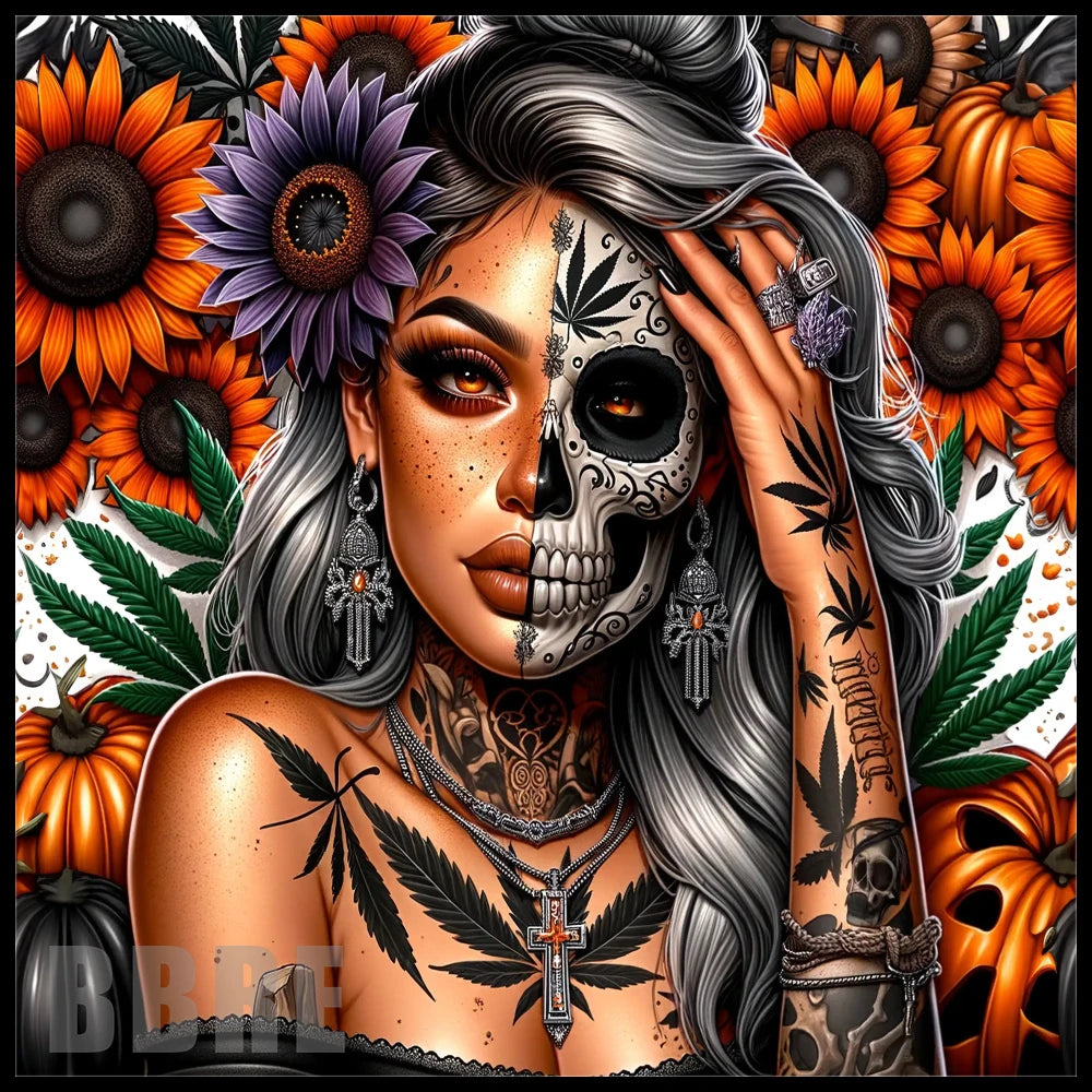 Skull Beauty 3 15 OZ Straight Wrap