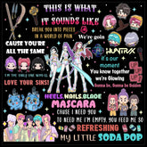 Colorful Lyrics 15 OZ Straight Wrap