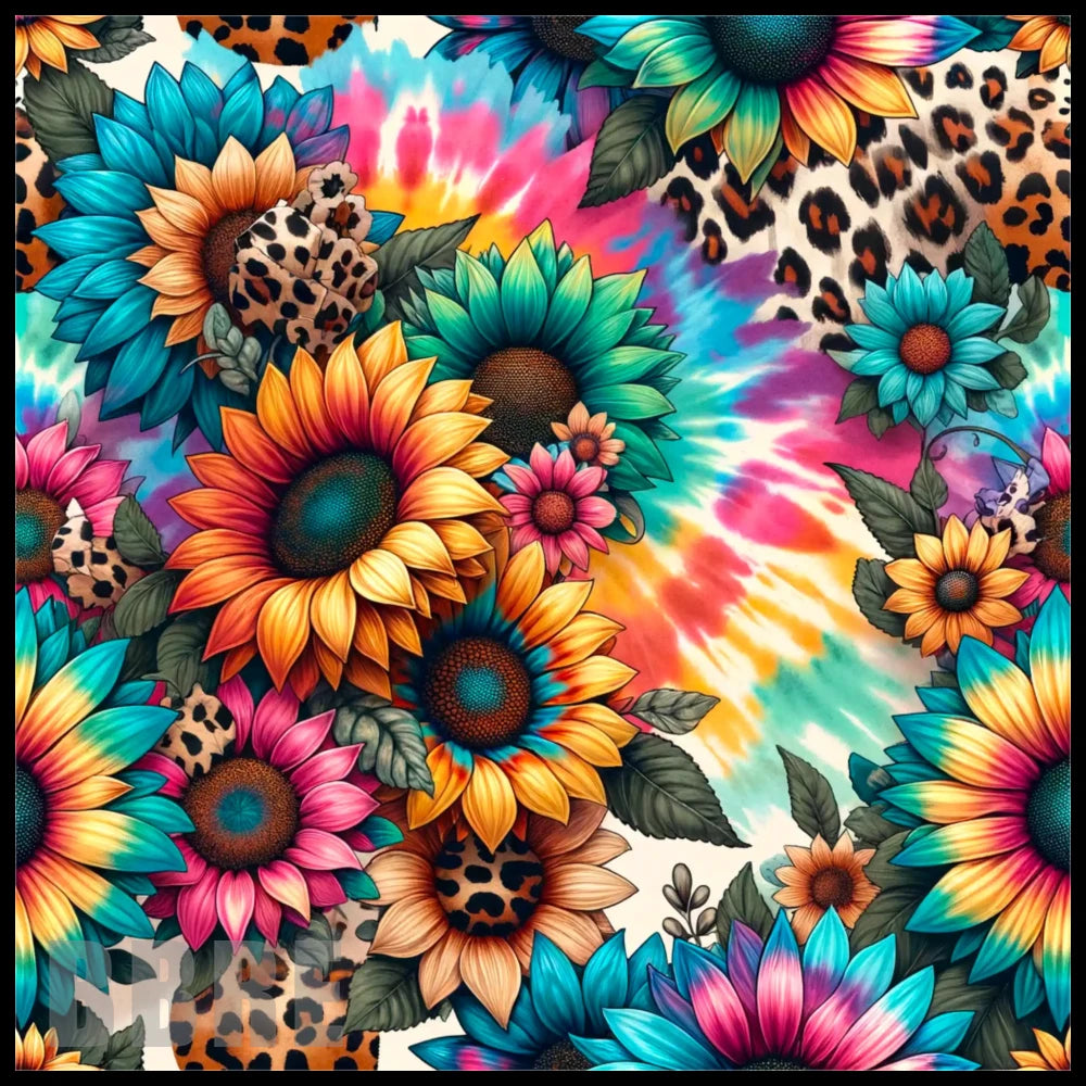 Floral Burst 13 15 OZ Straight Wrap