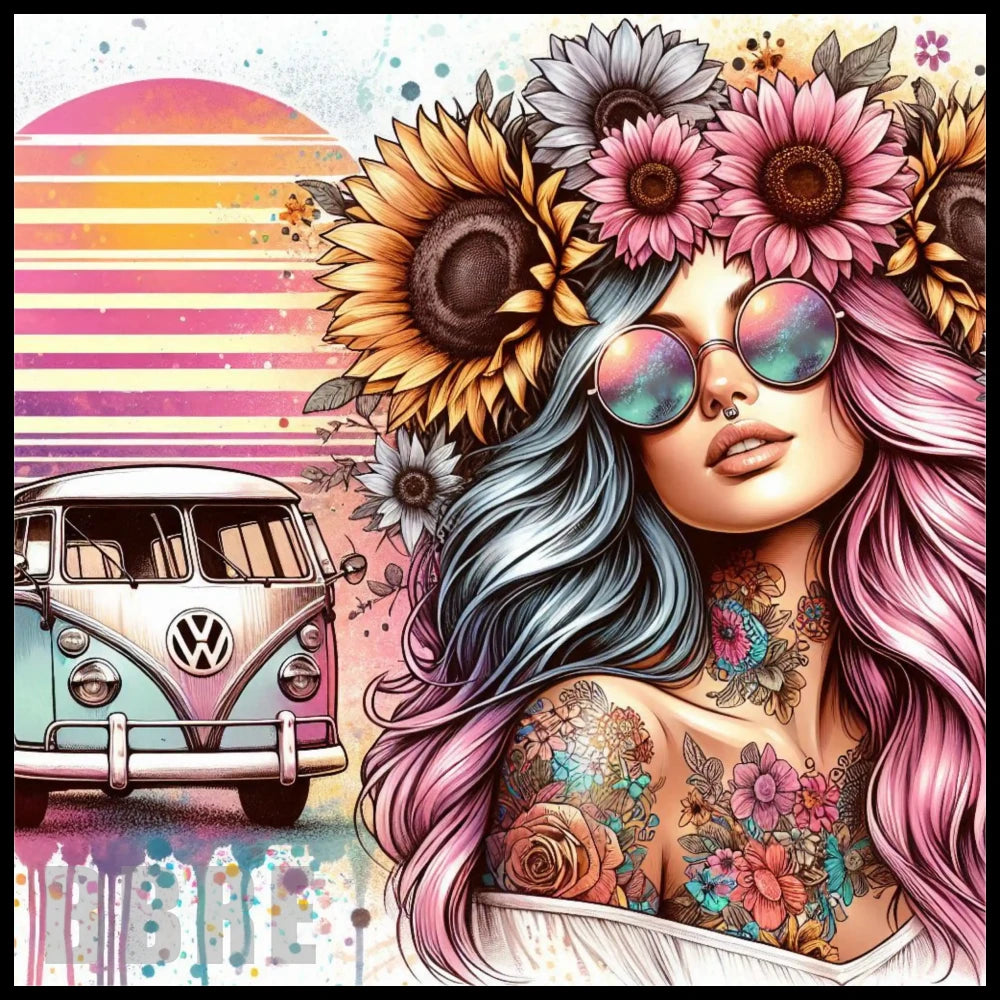 Flower Power 2 15 OZ Straight Wrap