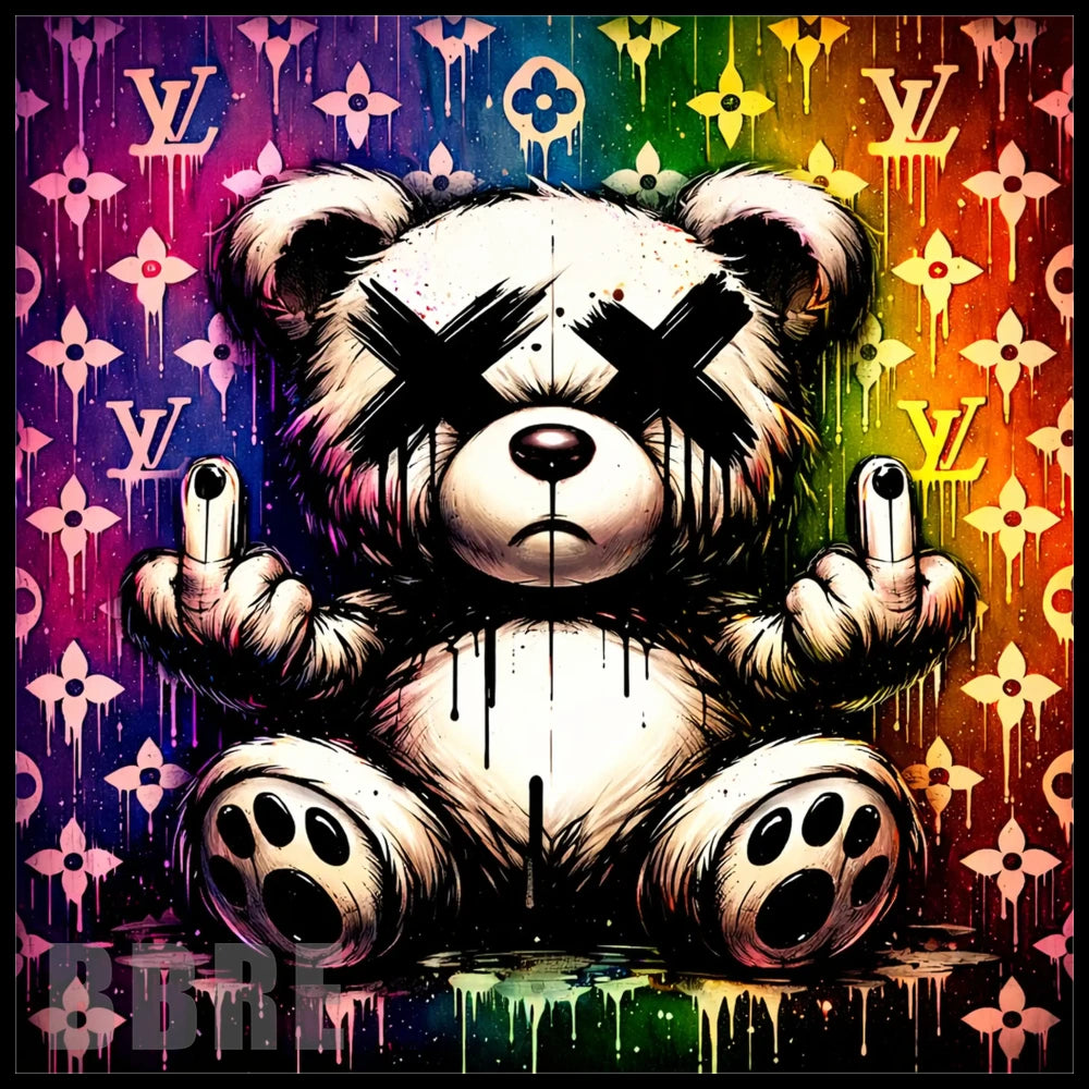 Graffiti Bear 15 OZ Straight Wrap