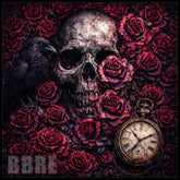 Skull Roses 15 OZ Straight Wrap