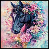 Floral Horse 7 15 OZ Straight Wrap