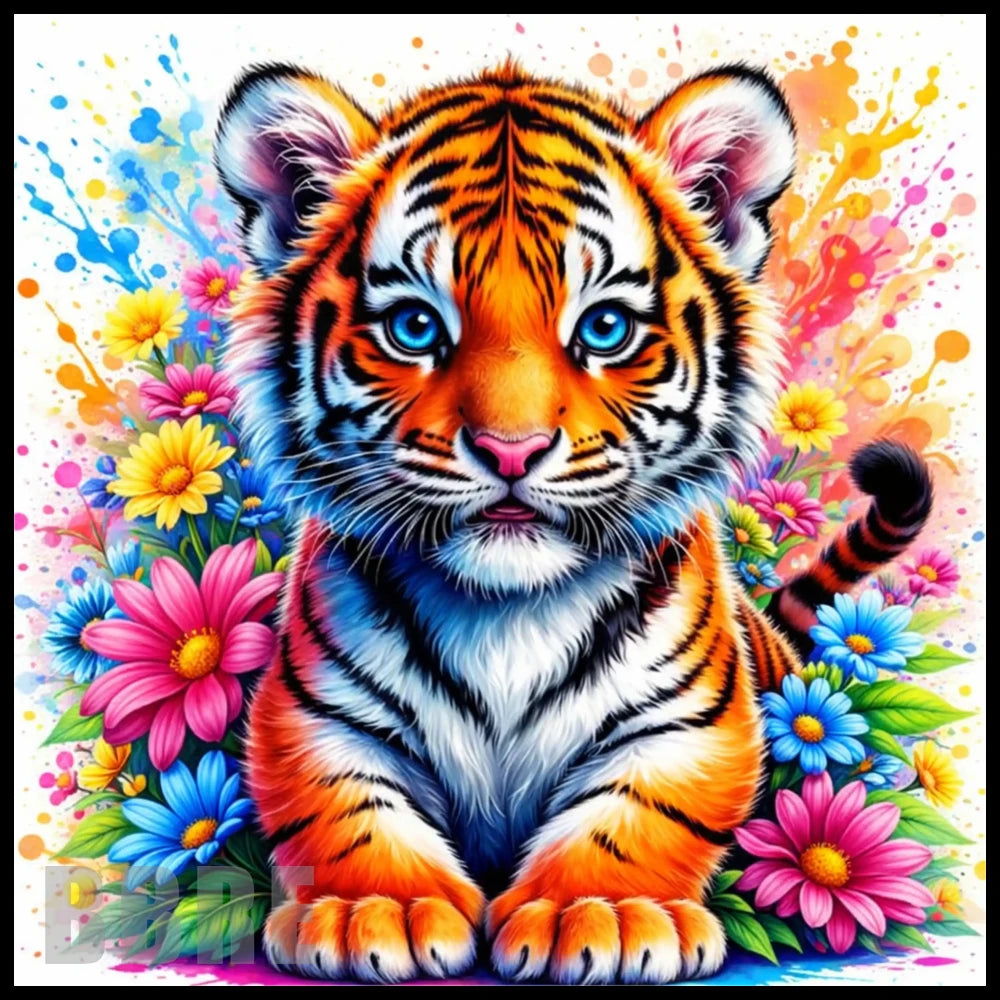 Vibrant Tiger 15 OZ Straight Wrap