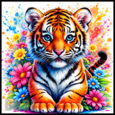 Vibrant Tiger 15 OZ Straight Wrap