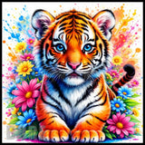 Vibrant Tiger 15 OZ Straight Wrap