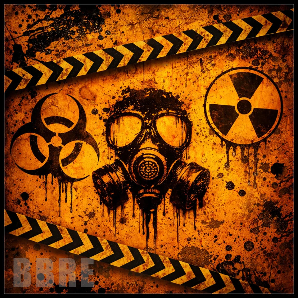 Biohazard Mask 15 OZ Straight Wrap