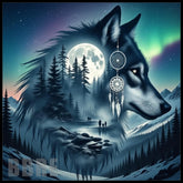 Wolf Dreamcatcher 11 15 OZ Straight Wrap