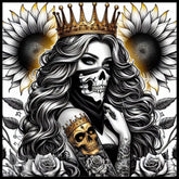 Crowned Skull 15 OZ Straight Wrap