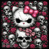 Skull Kitty 15 OZ Straight Wrap