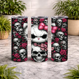 Skull Kitty 15 OZ Straight Wrap