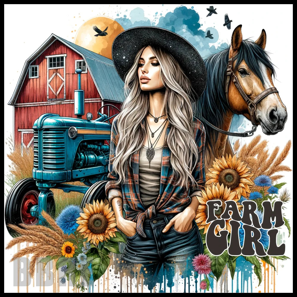 Farm Girl 15 OZ Straight Wrap