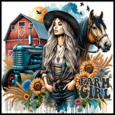 Farm Girl 15 OZ Straight Wrap