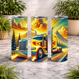 Flame Truck 15 OZ Straight Wrap