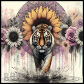 Tiger Floral 2 15 OZ Straight Wrap