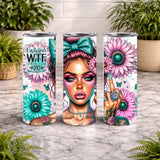 Floral Attitude 15 OZ Straight Wrap