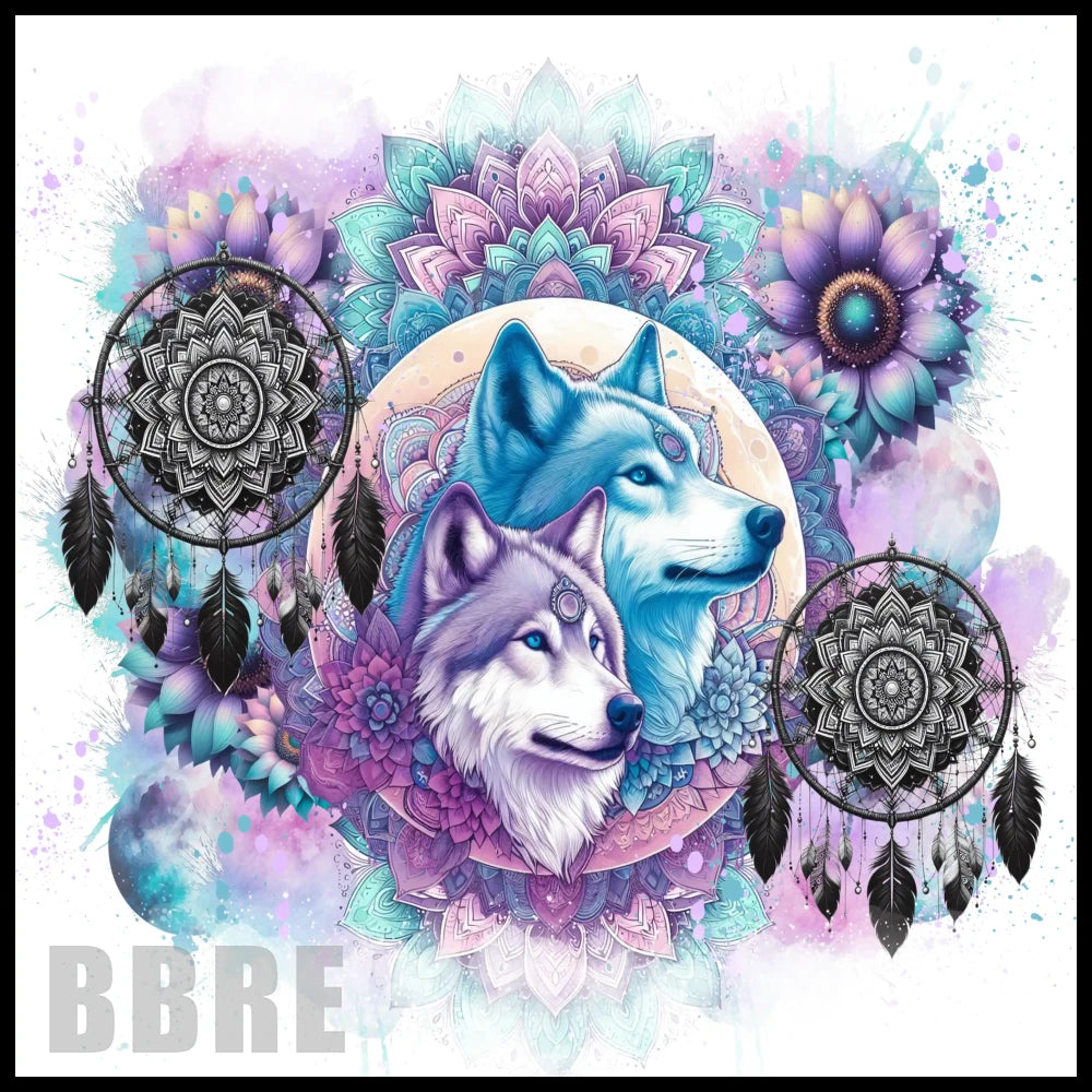Wolf Dreamcatcher 12 15 OZ Straight Wrap
