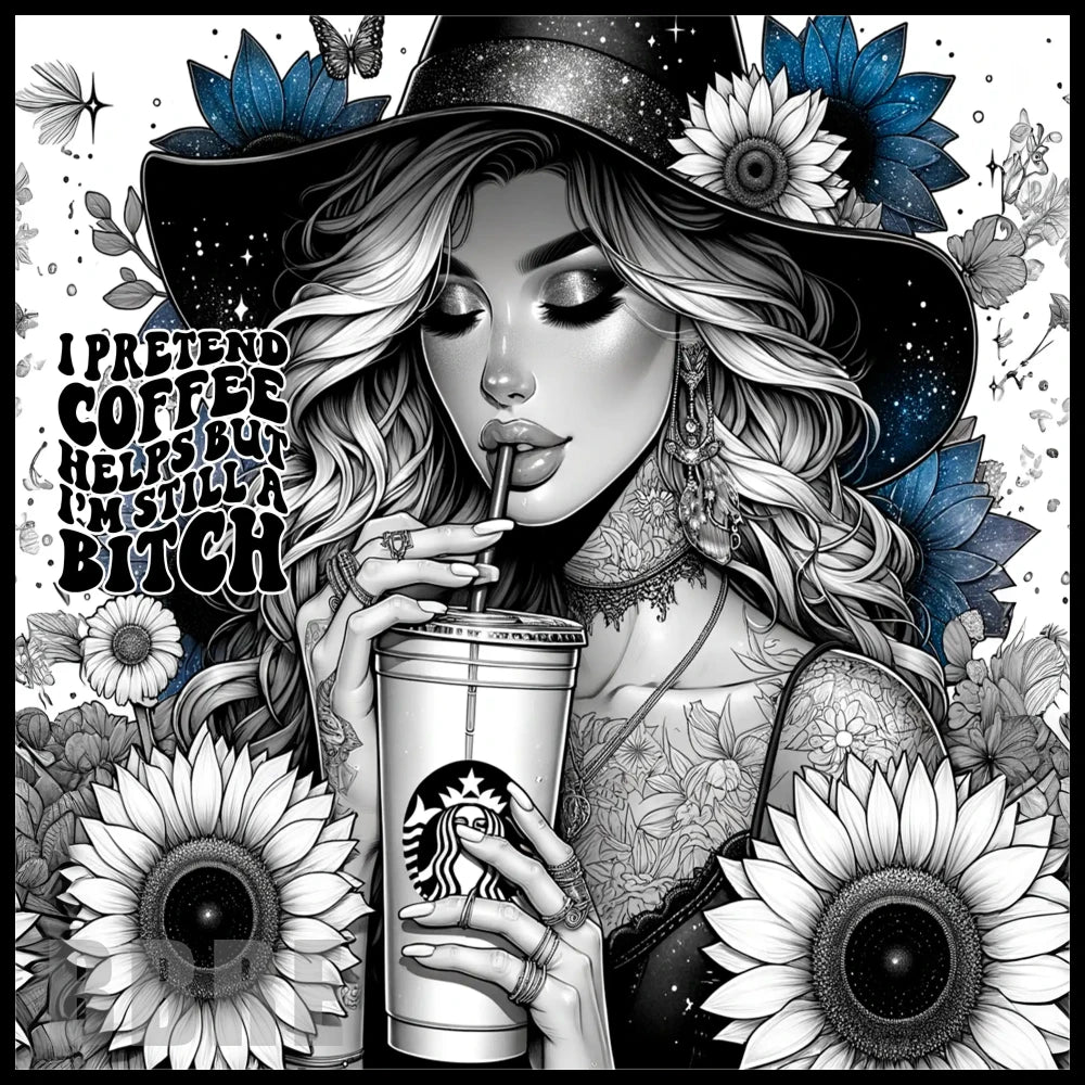 Coffee Queen 15 OZ Straight Wrap