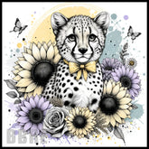 Cheetah Floral 15 OZ Straight Wrap