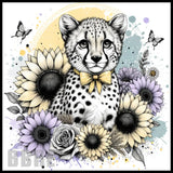 Cheetah Floral 15 OZ Straight Wrap