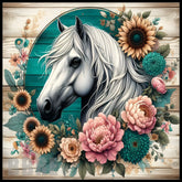 Floral Horse 8 15 OZ Straight Wrap