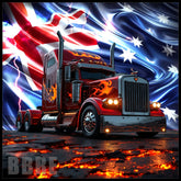 Flaming Truck 2 15 OZ Straight Wrap