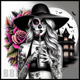 Sugar Skull 15 OZ Straight Wrap