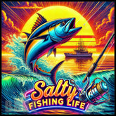 Salty Fishing 15 OZ Straight Wrap