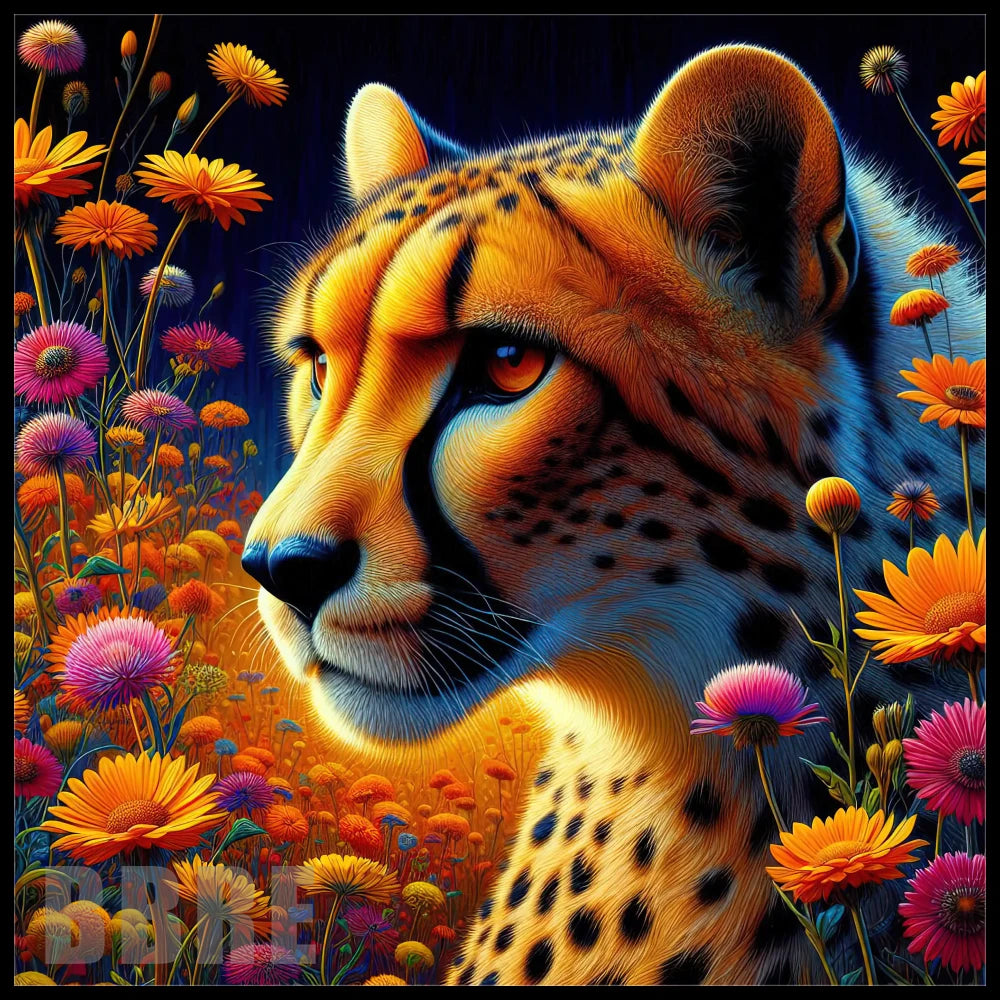 Cheetah Blossom 2 15 OZ Straight Wrap