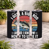 Fishing Enthusiast 15 OZ Straight Wrap