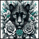 Panther Floral 2 15 OZ Straight Wrap