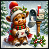 Christmas Cow 15 OZ Straight Wrap