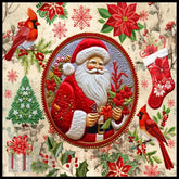Santa Holiday 15 OZ Straight Wrap