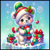 Festive Bear 15 OZ Straight Wrap